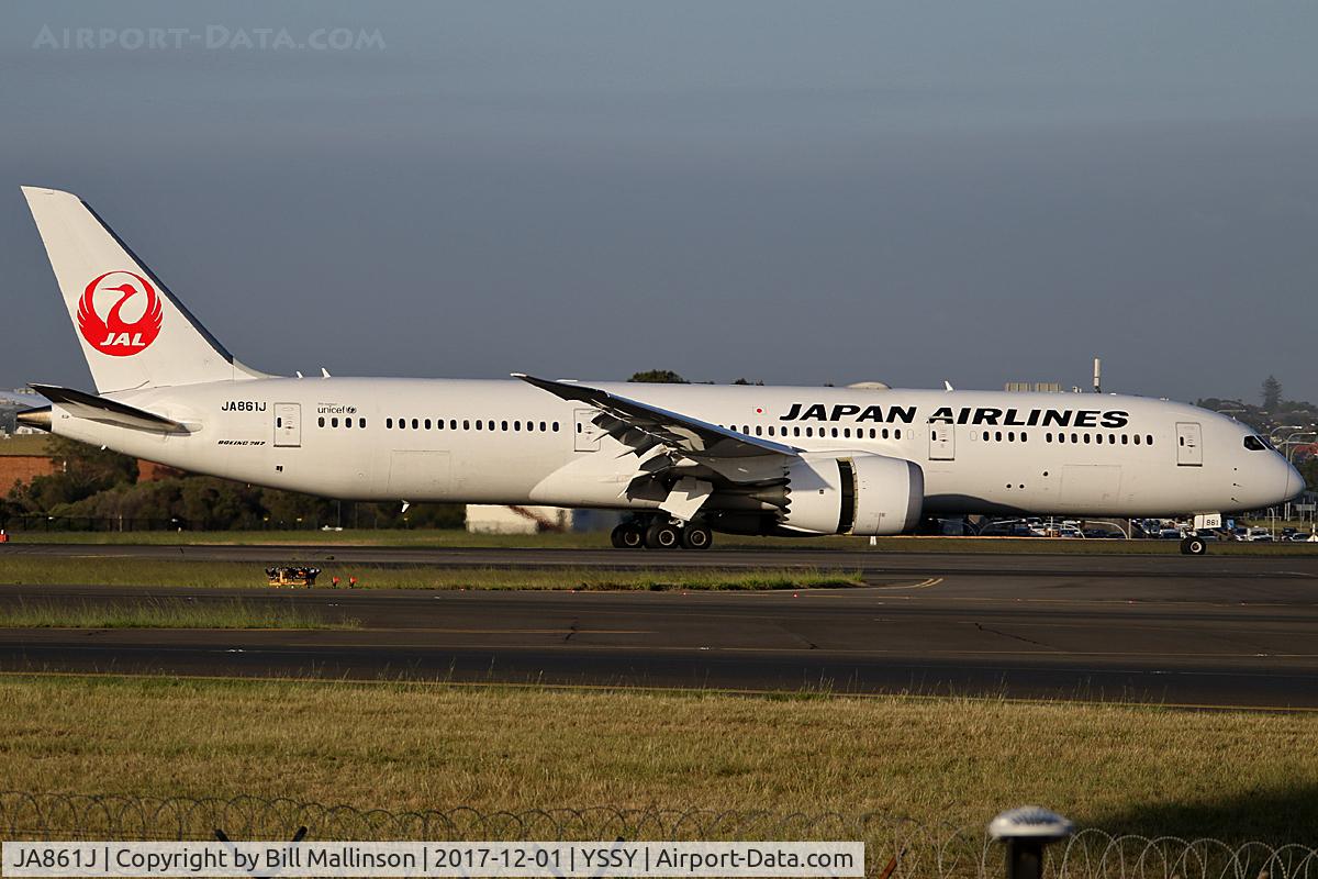 JA861J, 2013 Boeing 787-9 Dreamliner Dreamliner C/N 35422, IN FROM NRT