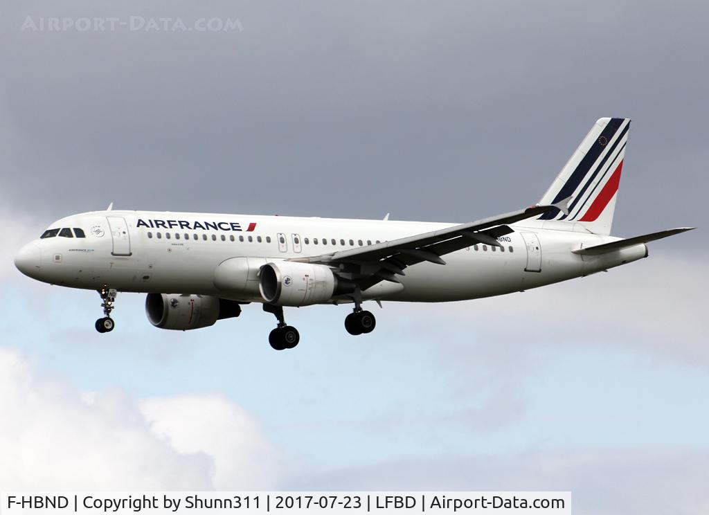 F-HBND, 2011 Airbus A320-214 C/N 4604, Landing rwy 23