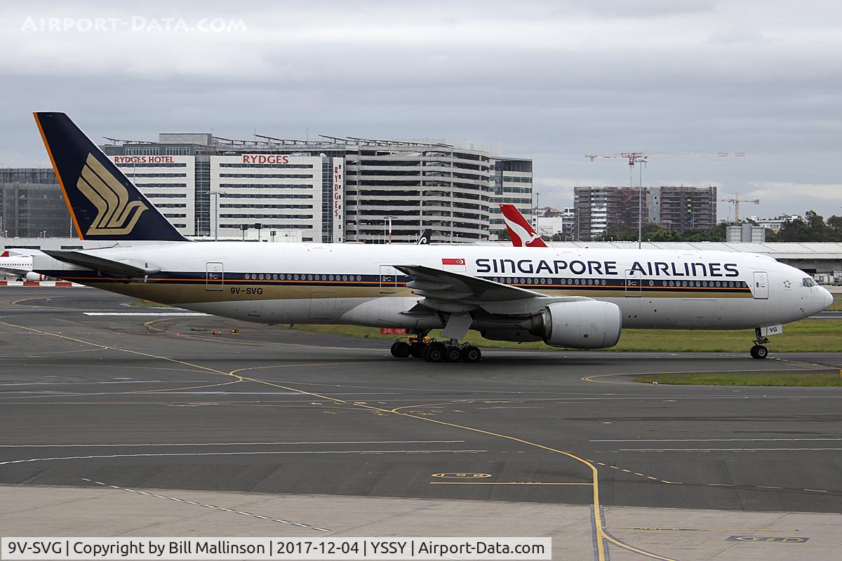 9V-SVG, 2002 Boeing 777-212/ER C/N 30872, TAXI TO 16R
