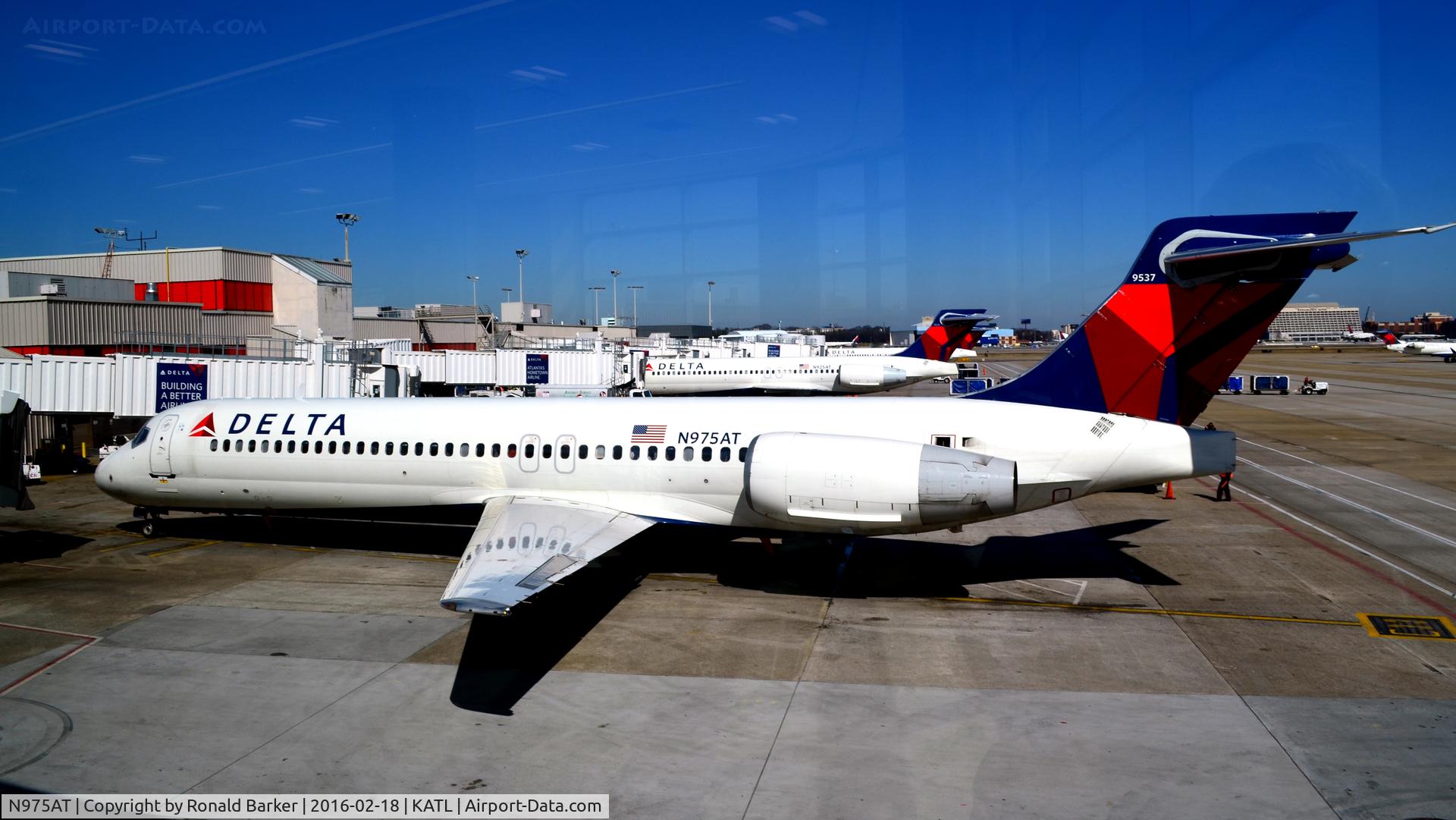 N975AT, 2002 Boeing 717-200 C/N 55035, at the gate C33 Atlanta
