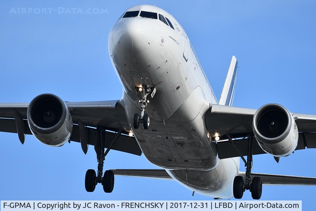 F-GPMA, 1998 Airbus A319-113 C/N 598, AF6258 from Paris ORLY