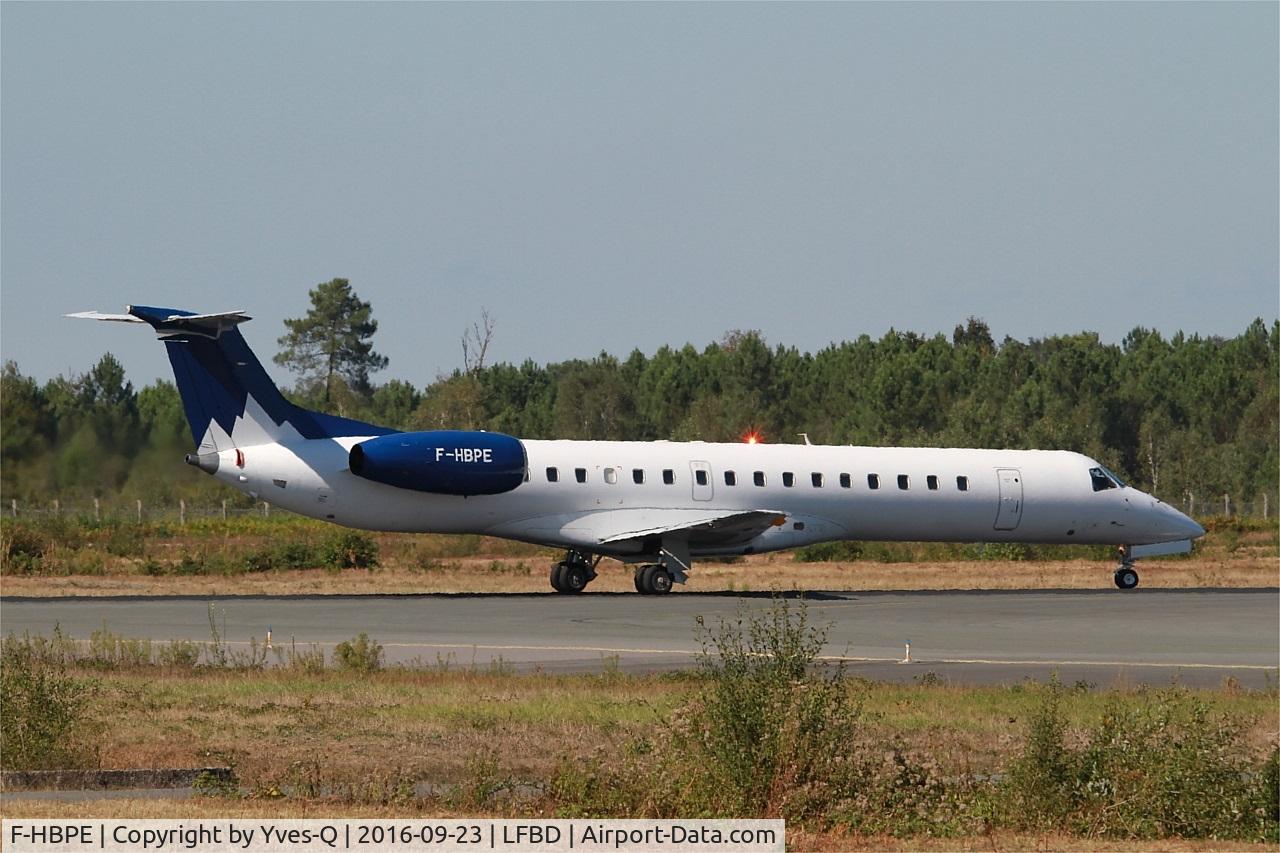 F-HBPE, 1998 Embraer ERJ-145LR (EMB-145LR) C/N 145106, Embraer EMB-145LR, Lining up rwy 05, Bordeaux Mérignac airport (LFBD-BOD)