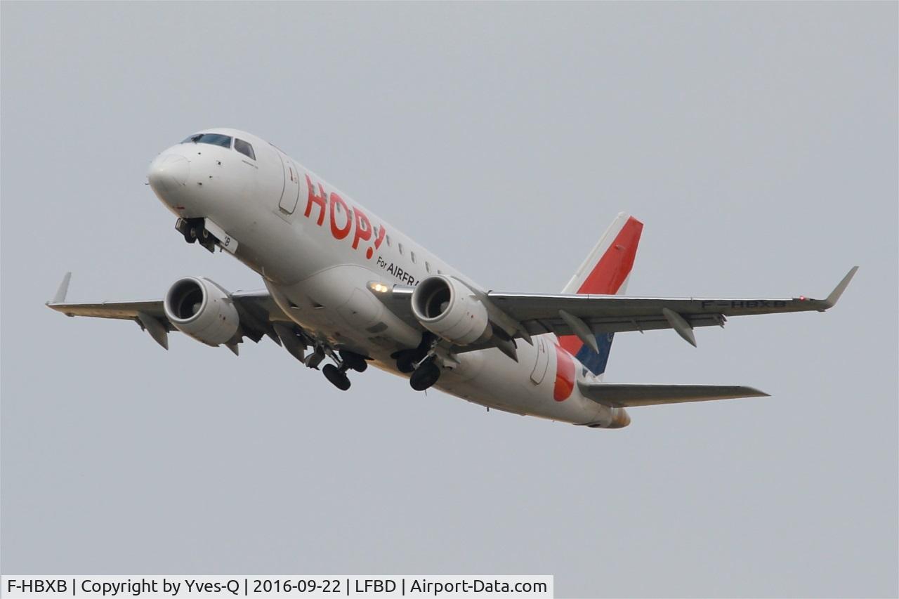 F-HBXB, 2008 Embraer 170LR (ERJ-170-100LR) C/N 17000250, Embraer 170ST, Take off rwy 23, Bordeaux Mérignac airport (LFBD-BOD)