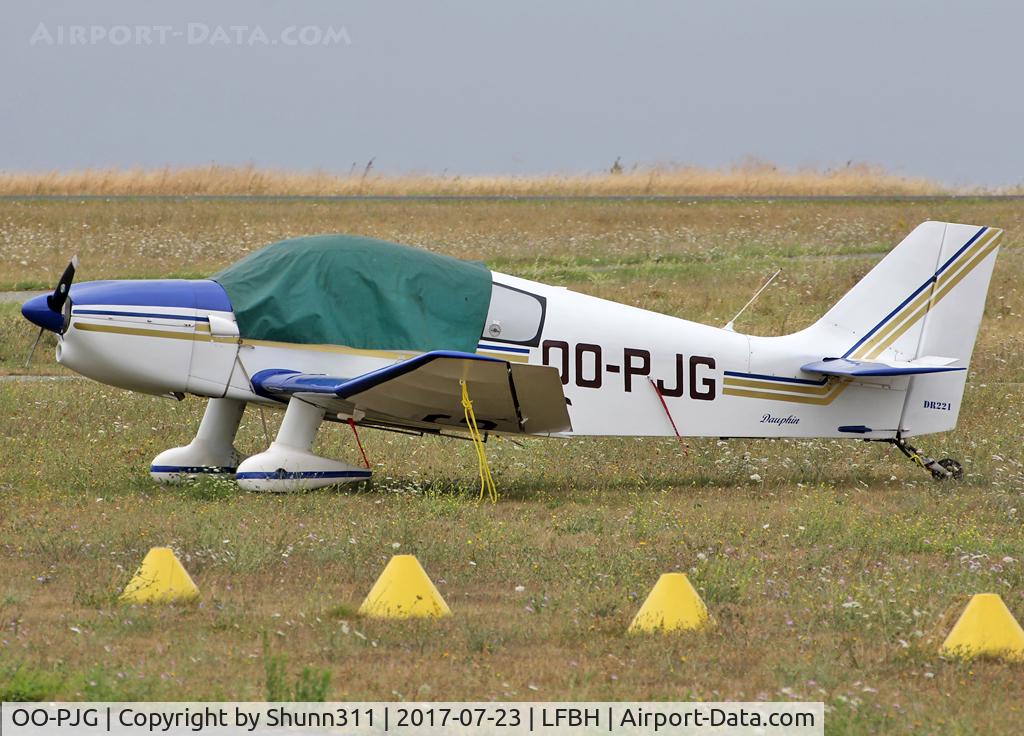 OO-PJG, CEA Jodel DR-221 Dauphin C/N 89, Parked at the General Aviation area...