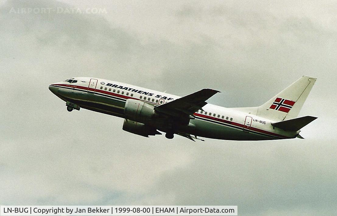 LN-BUG, 1997 Boeing 737-505 C/N 27631, Schiphol Amsterdam
