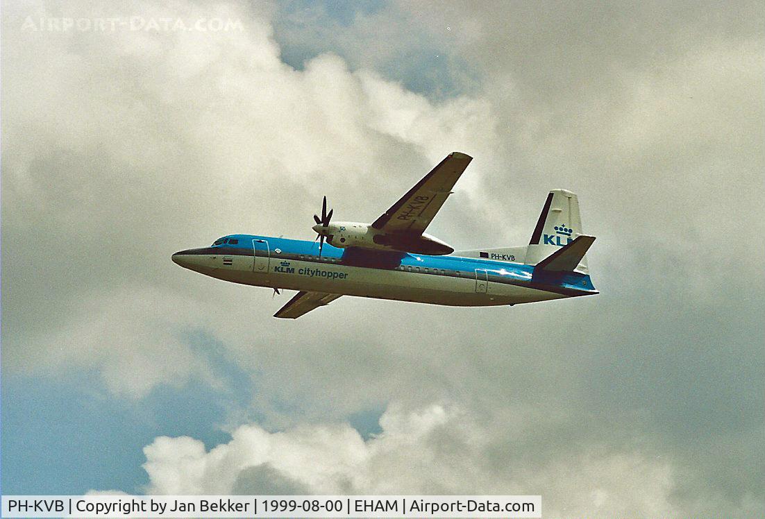 PH-KVB, 1990 Fokker 50 C/N 20190, Schiphol Amsterdam