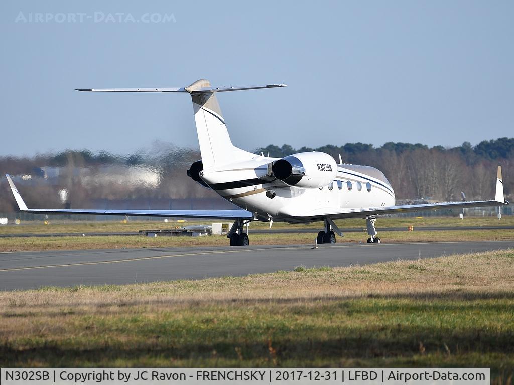 N302SB, 1999 Gulfstream Aerospace G-IV C/N 1369, after landing runway 23 taxiway Delta