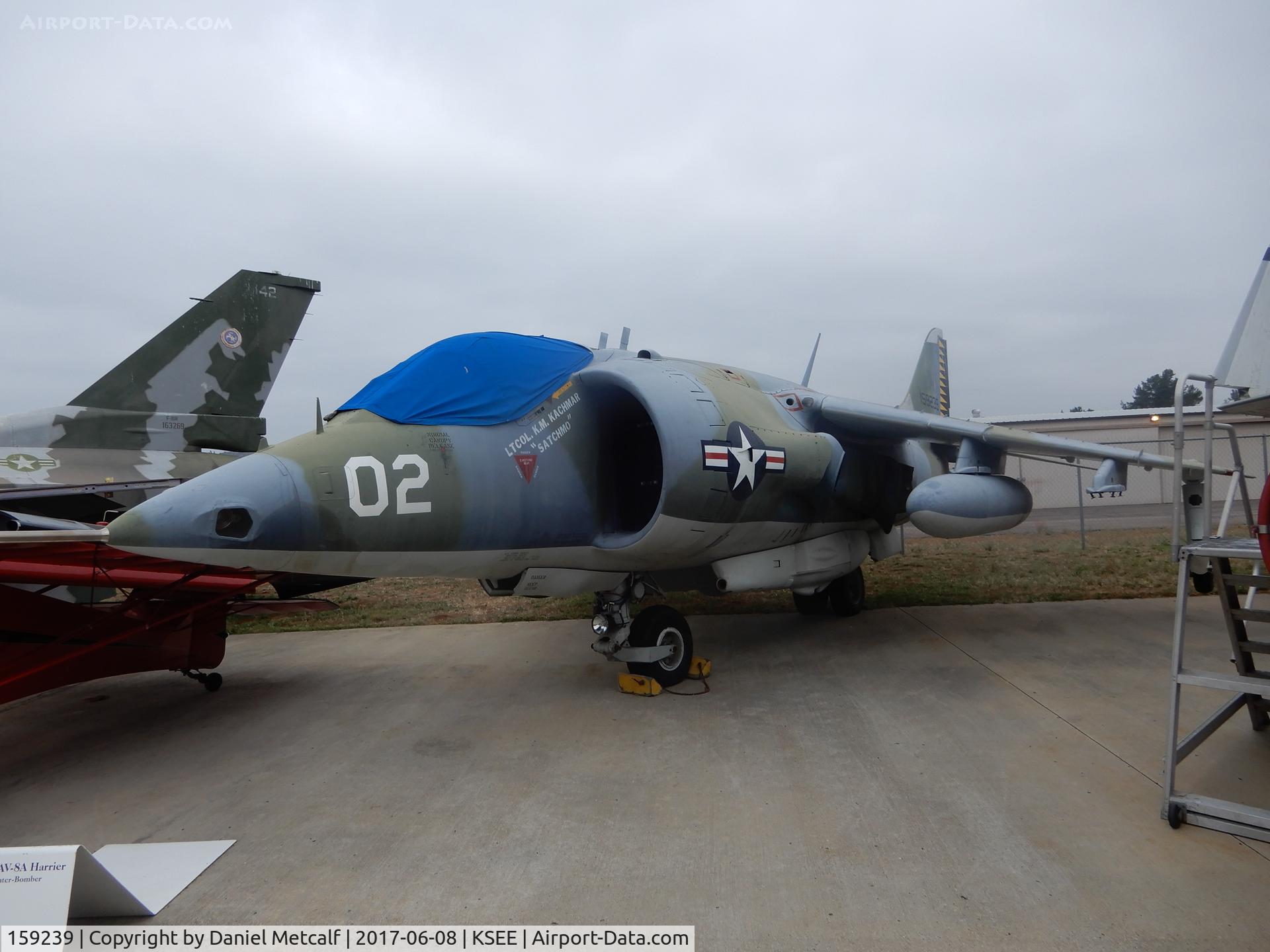 159239, Hawker Siddeley AV-8C Harrier C/N 712148, San Diego Air & Space Museum (Gillespie Field Annex)