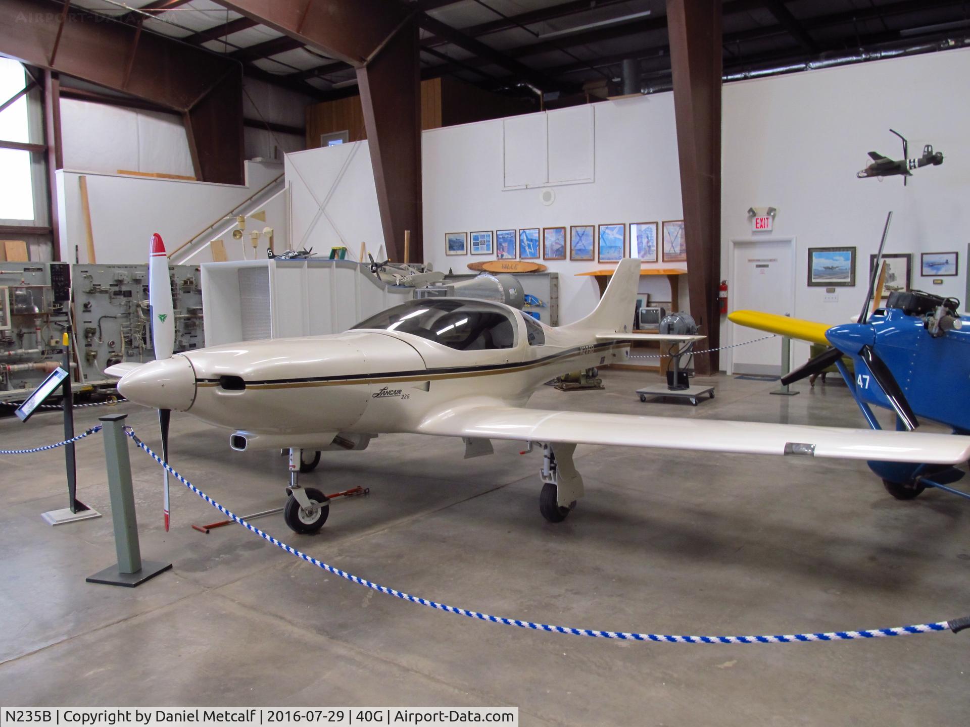 N235B, 1989 Lancair 235 C/N 39, Planes of Fame Air Museum (Valle-Williams, AZ Location)