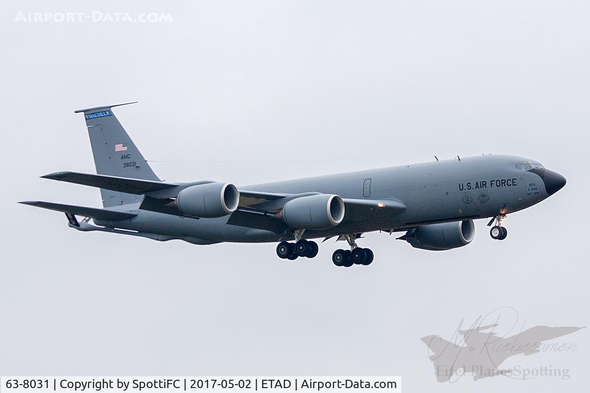 63-8031, 1963 Boeing KC-135R Stratotanker C/N 18648, Final 23 ETAD MACDILL