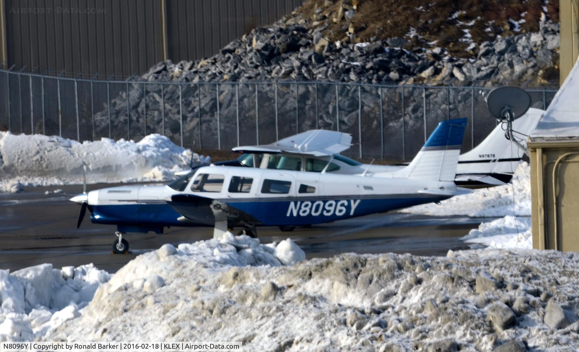 N8096Y, 1979 Piper PA-32R-301T Turbo Saratoga C/N 32R-8029005, On the ramp Lexington