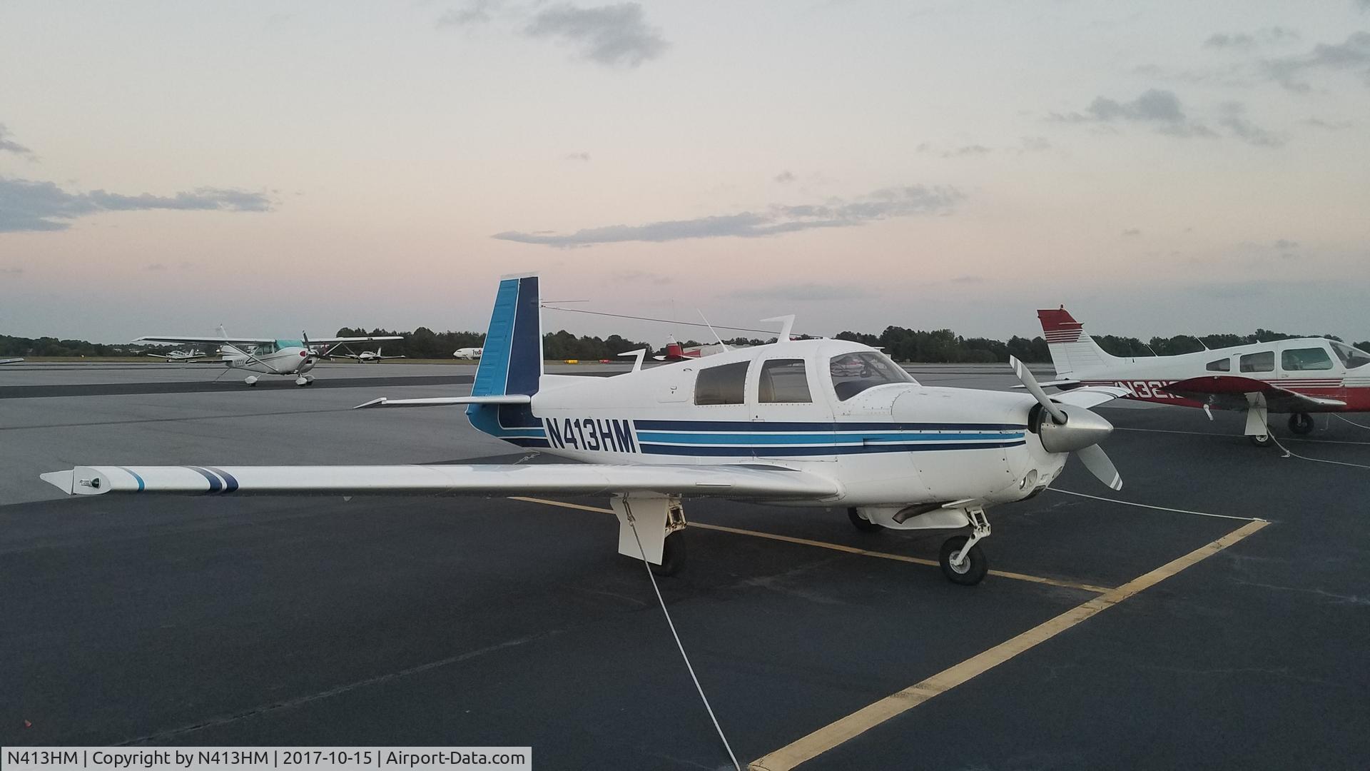 N413HM, 1975 Mooney M20E C/N 21-1179, N413HM