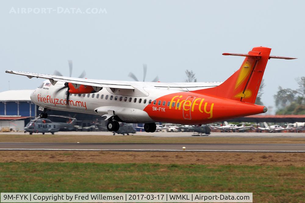 9M-FYK, 2011 ATR 72-212A C/N 947, FIREFLY