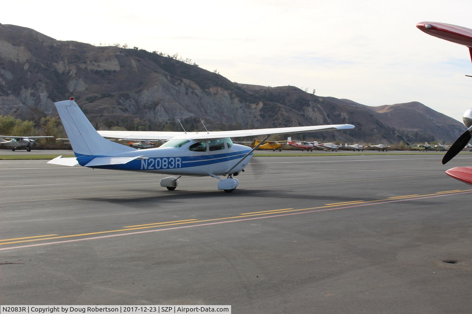 N2083R, 1964 Cessna 182G Skylane C/N 18255283, 1964 Cessna 182G SKYLANE, Continental O-470-S 230 Hp, taxi to Rwy 04