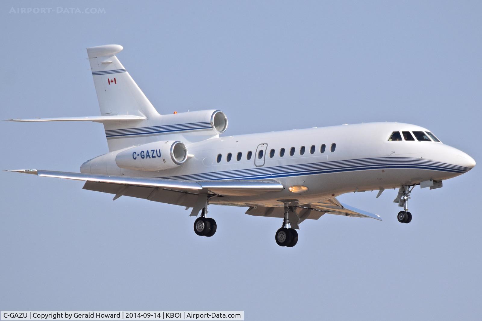 C-GAZU, 2003 Dassault Falcon 900 C/N 198, Landing RWY 10R.