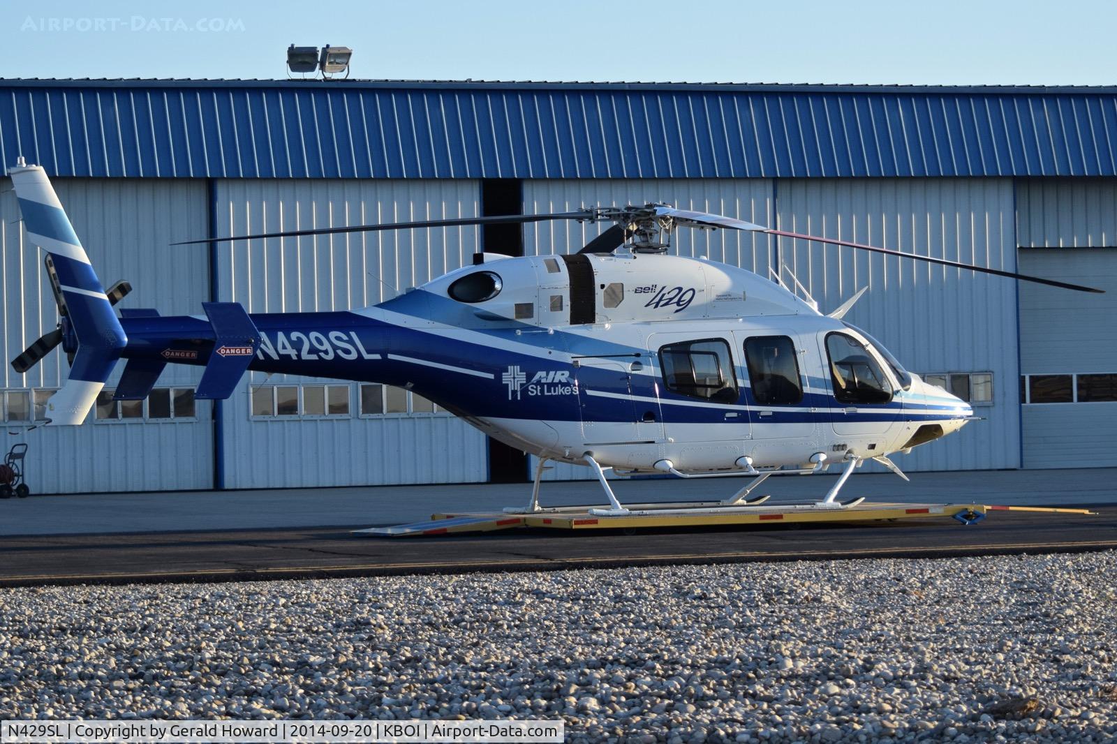 N429SL, Bell 429 GlobalRanger C/N 57007, Parked at Aviation Air ramp.
