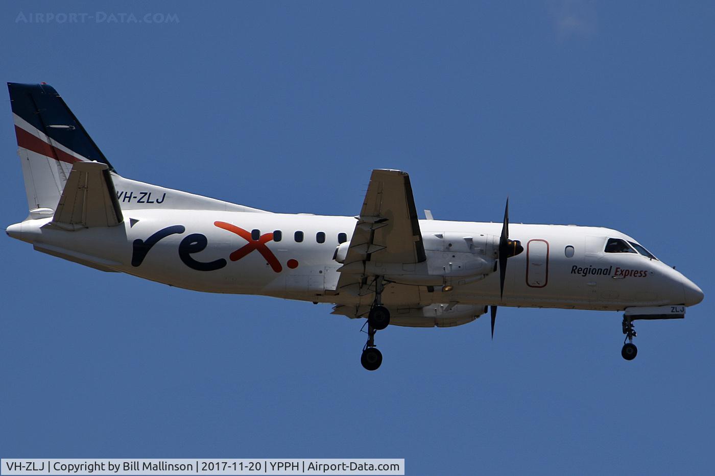 VH-ZLJ, 1995 Saab 340B+ C/N 340B-380, FINALS TO 2 1