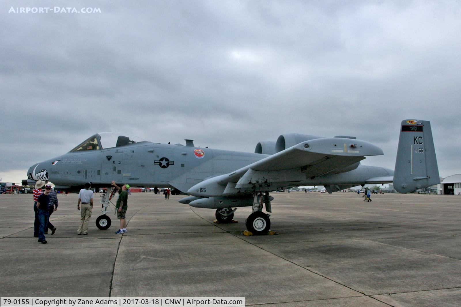 79-0155, 1979 Fairchild Republic A-10C Thunderbolt II C/N A10-0419, At the 2017 Heart of Texas Airshow