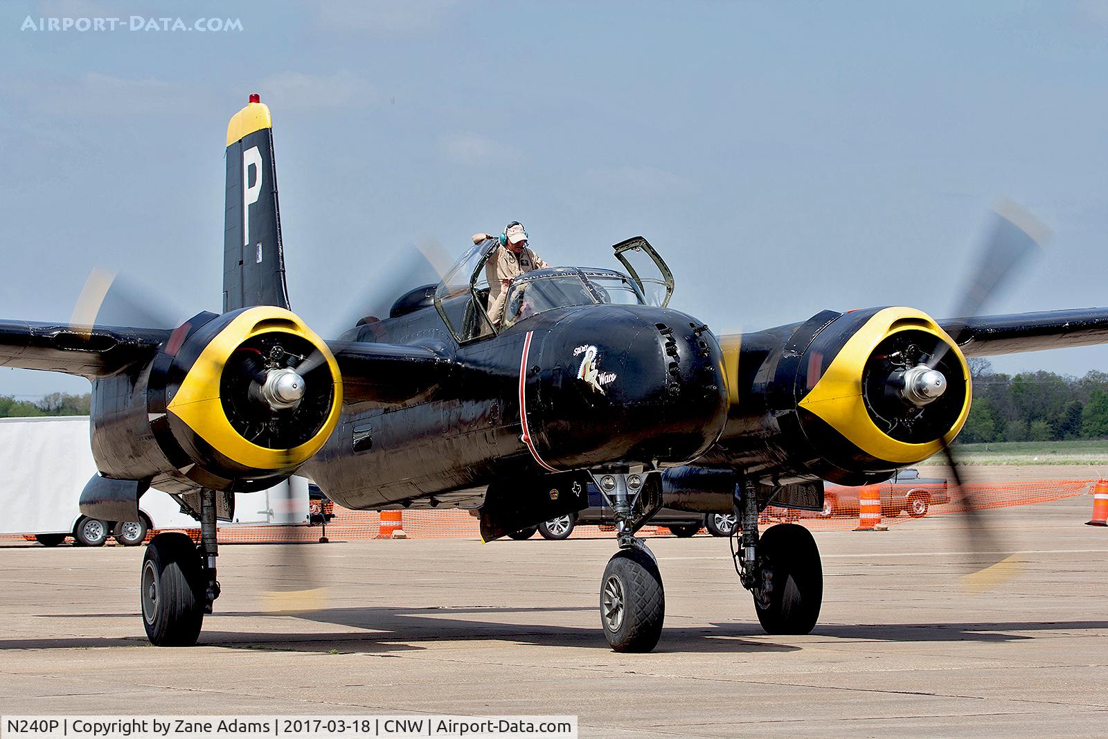 N240P, 1943 Douglas A-26B Invader C/N 7140, At the 2017 Heart of Texas Airshow