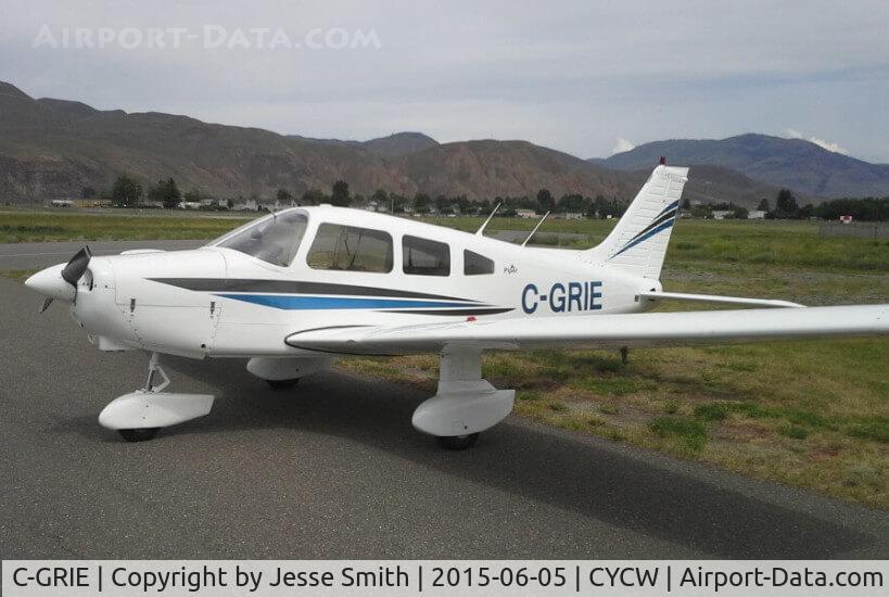 C-GRIE, 1978 Piper PA-28-161 Warrior II C/N 287816055, Completed repaint.