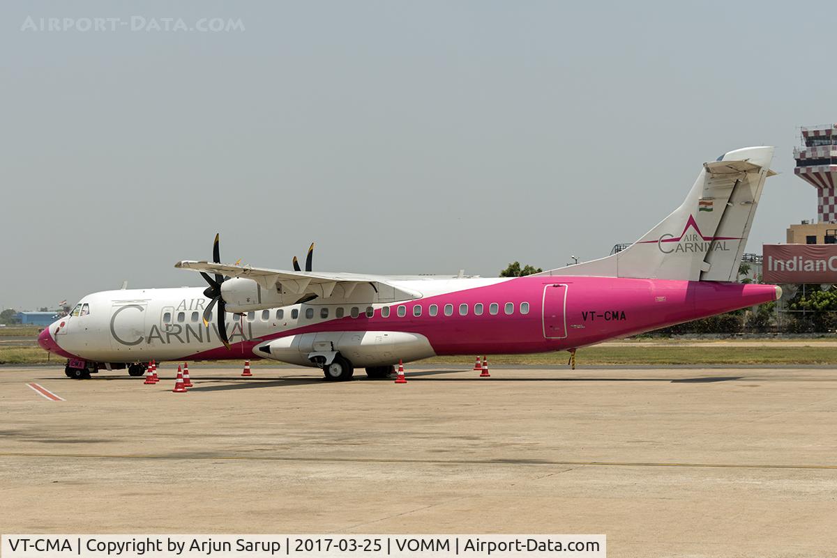 VT-CMA, 2007 ATR 72-212A C/N 767, On the apron at Chennai International.