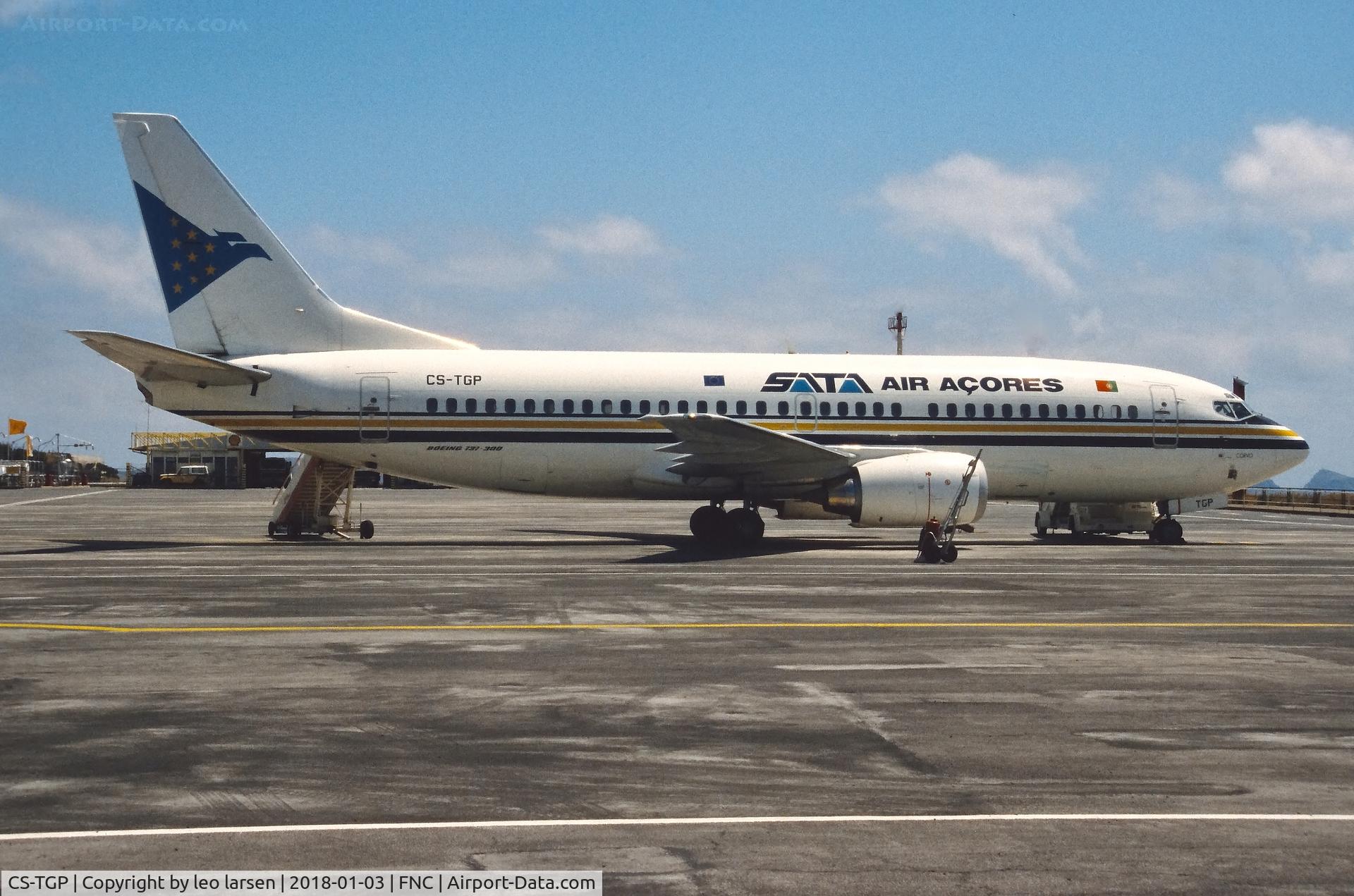CS-TGP, 1988 Boeing 737-3Q8(QC) C/N 24131, FNC Funchal 11.6.1996