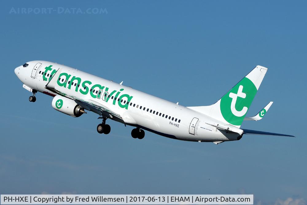 PH-HXE, 2016 Boeing 737-8K2 C/N 61790, TRANSAVIA
