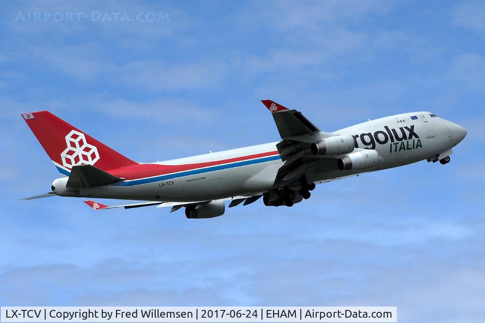 LX-TCV, 2002 Boeing 747-4R7F/SCD C/N 30401, CARGOLUX ITALIA