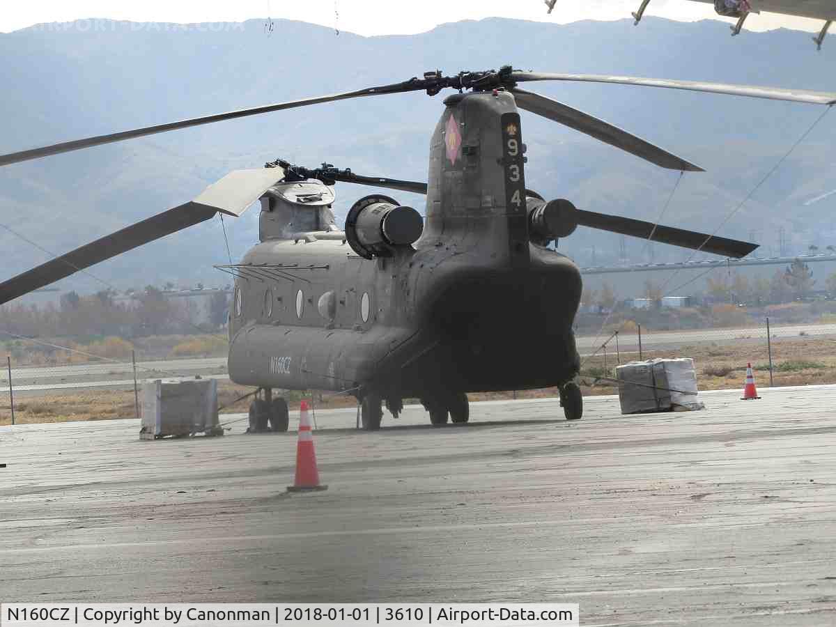 N160CZ, 1993 Boeing CH-47D C/N 93-0934 (M.3641), Parked