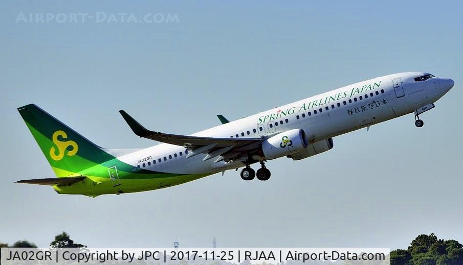 JA02GR, 2013 Boeing 737-86N C/N 41256, TO