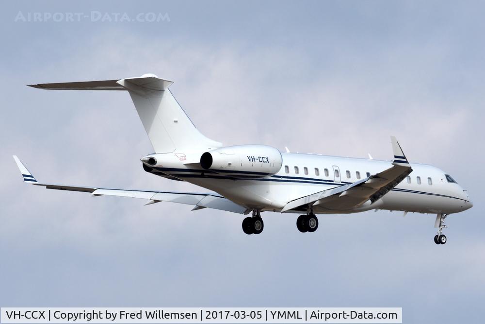 VH-CCX, 2006 Bombardier BD-700-1A10 Global Express C/N 9225, 