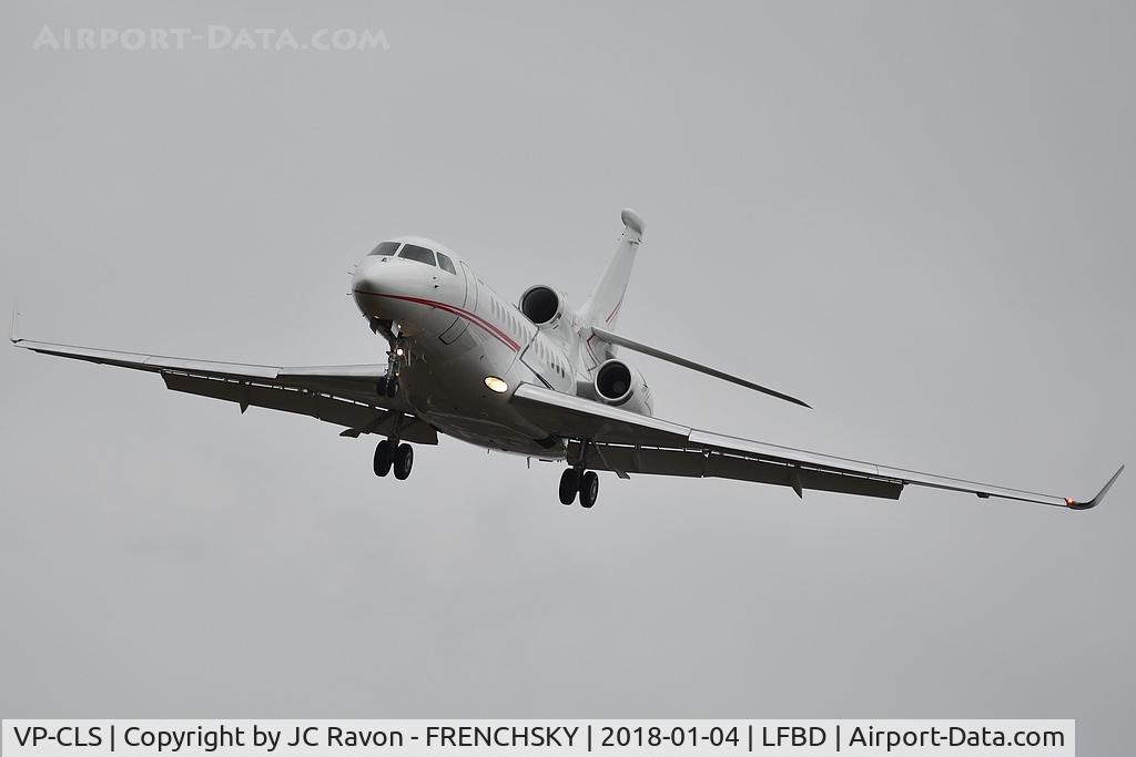 VP-CLS, 2014 Dassault Falcon 7X C/N 226, Global Jet Concept > Lukoil Avialanding runway 29