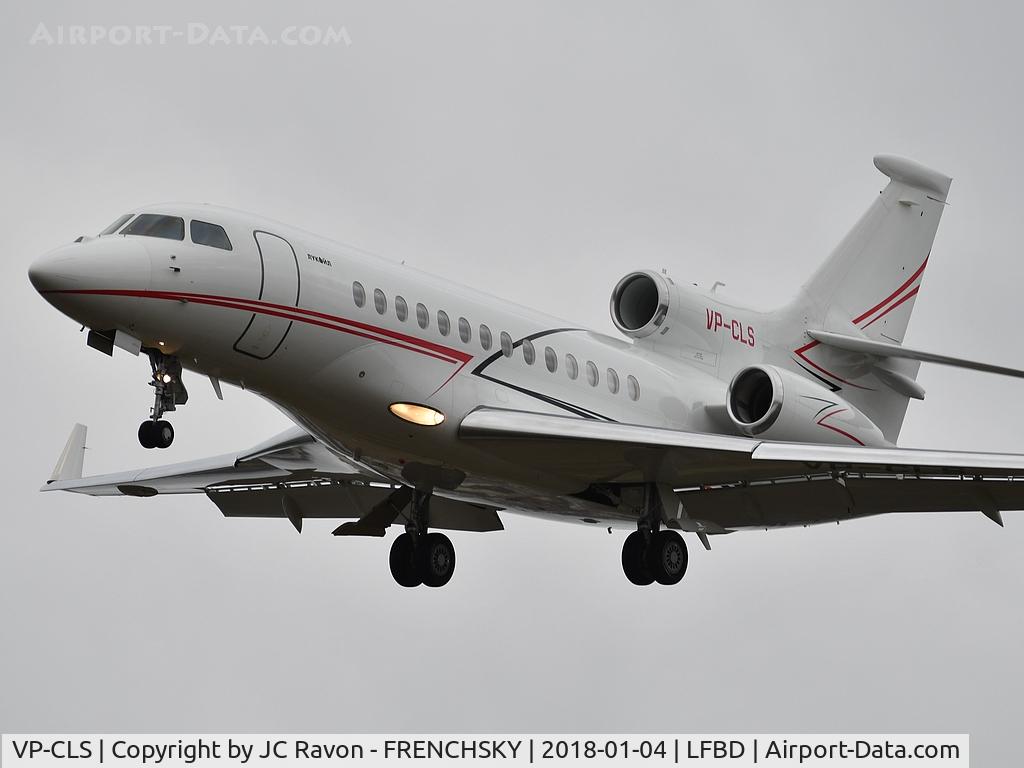 VP-CLS, 2014 Dassault Falcon 7X C/N 226, Global Jet Concept > Lukoil Avialanding runway 29