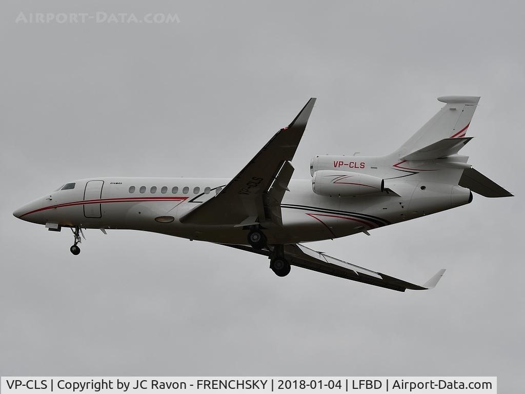 VP-CLS, 2014 Dassault Falcon 7X C/N 226, Global Jet Concept > Lukoil Avialanding runway 29
