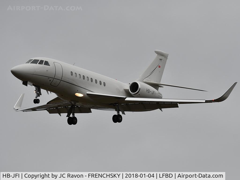 HB-JFI, 2012 Dassault Falcon 2000LX C/N 256, Jet Aviation Business Jets AG