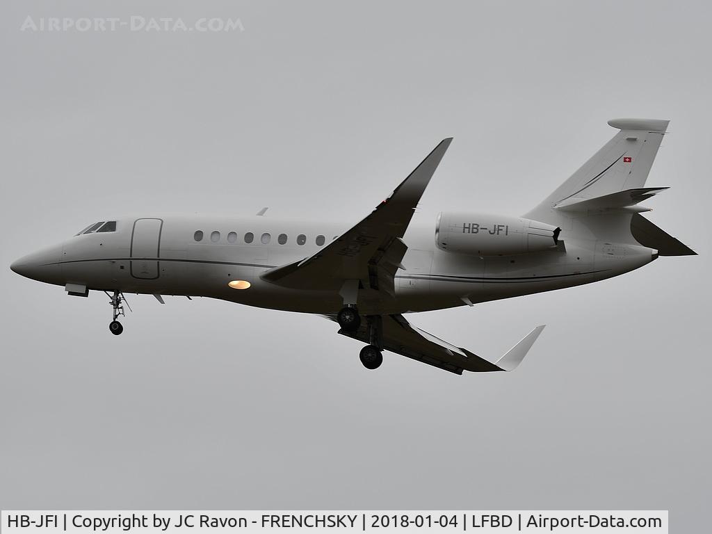 HB-JFI, 2012 Dassault Falcon 2000LX C/N 256, Jet Aviation Business Jets AG