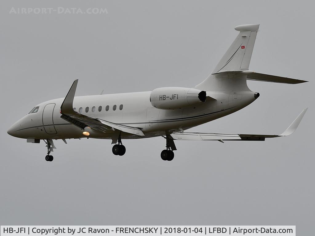 HB-JFI, 2012 Dassault Falcon 2000LX C/N 256, Jet Aviation Business Jets AG