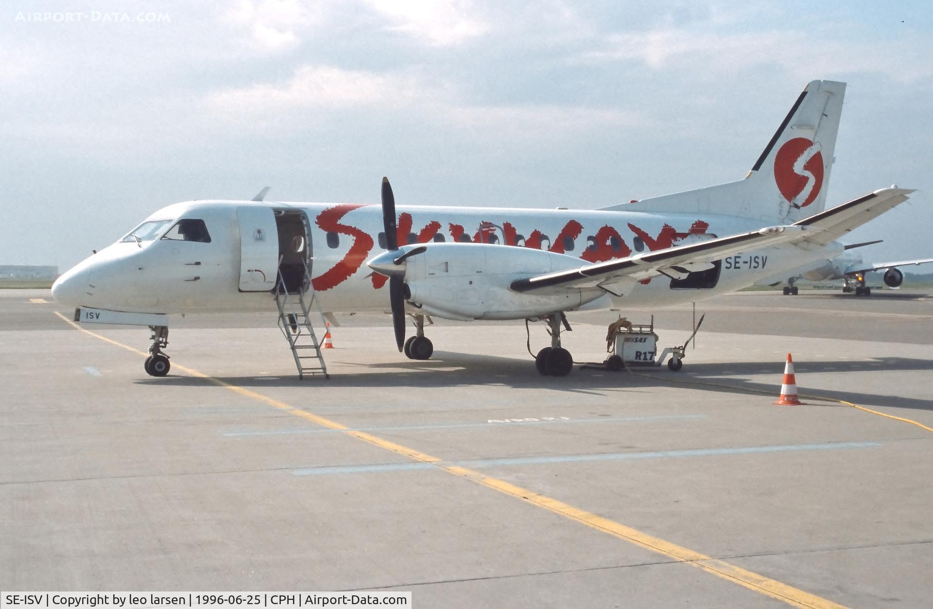 SE-ISV, 1985 Saab-Fairchild SF340 C/N 340A-045, Copenhagen 25.6.1996