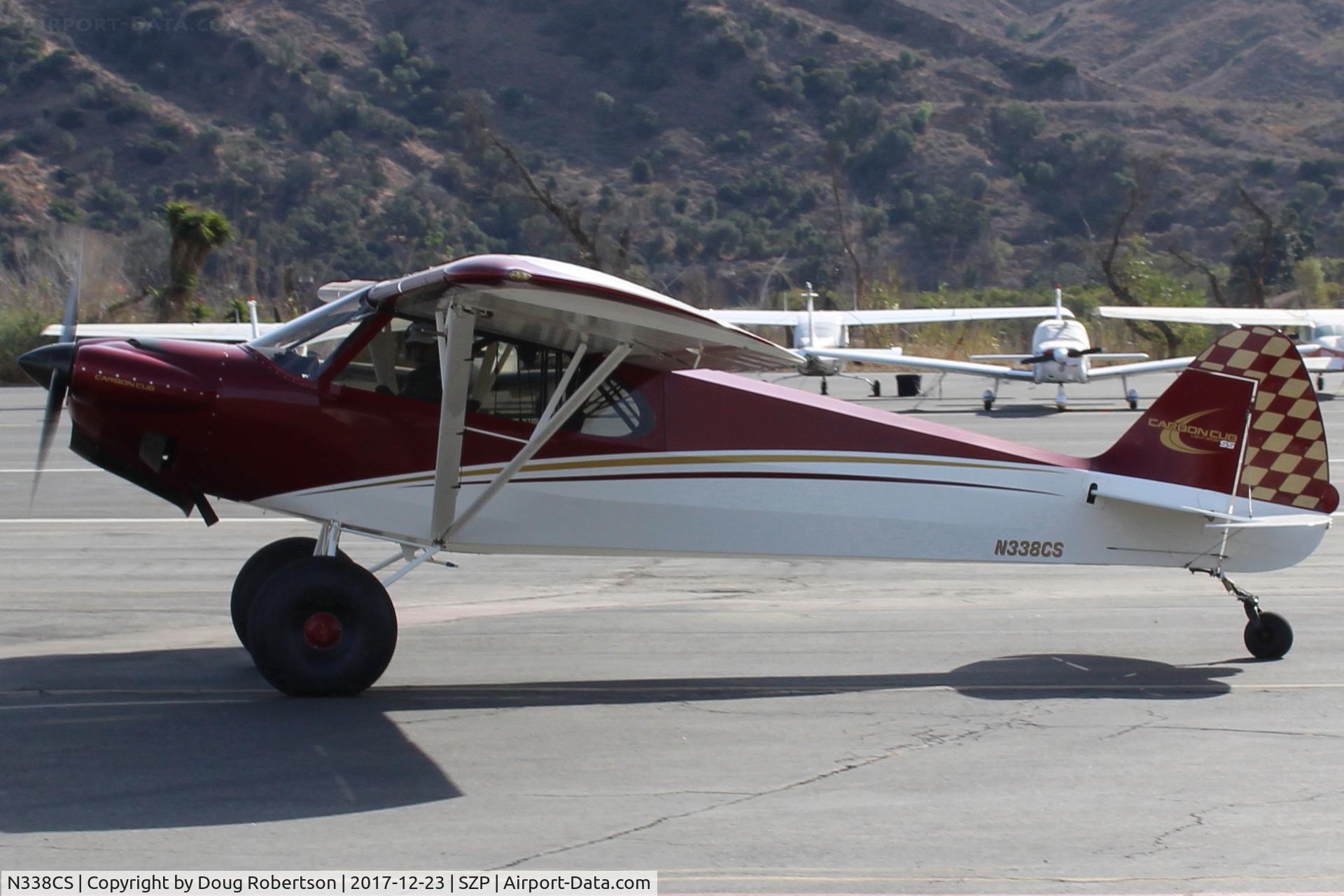 N338CS, 2014 Cub Crafters CC11-160 Carbon Cub SS C/N CC11-00338, 2014 Cub Crafters CC11-160 CARBON CUB, ECI OX-340CC 160 Hp, Experimental class registration, taxi