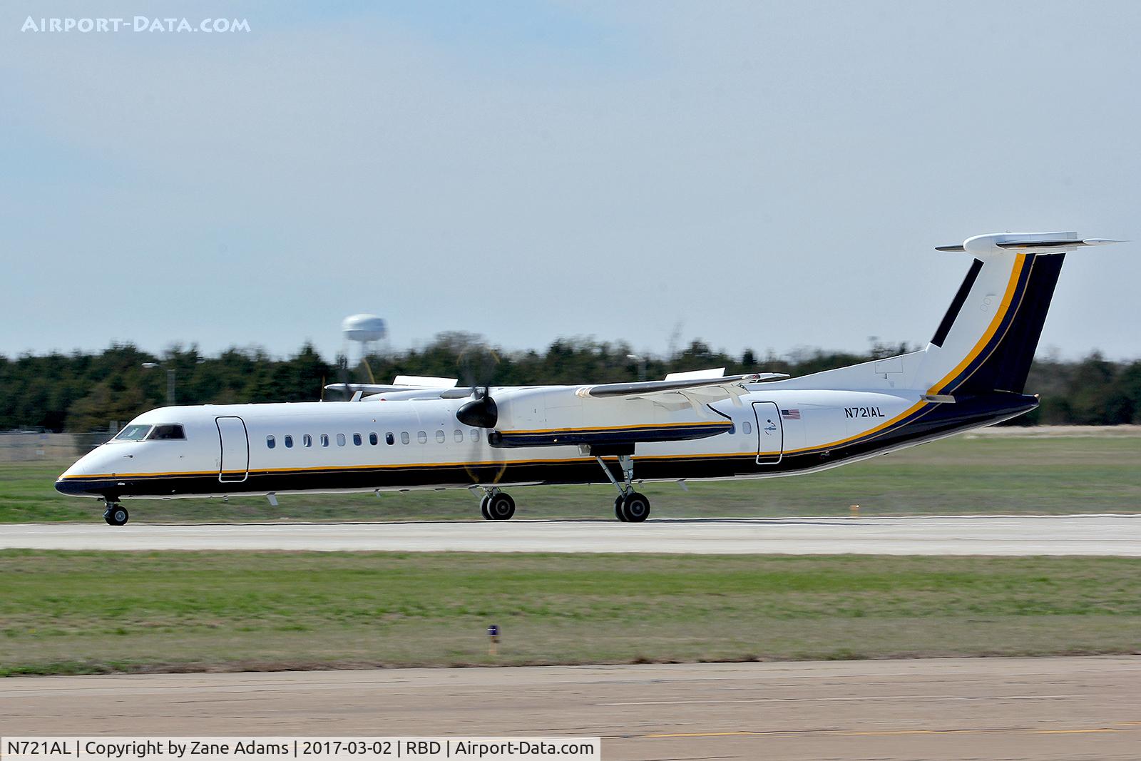 N721AL, 2008 De Havilland Canada DHC-8-402Q Dash 8 Dash 8 C/N 4235, At Dallas Executive Airport