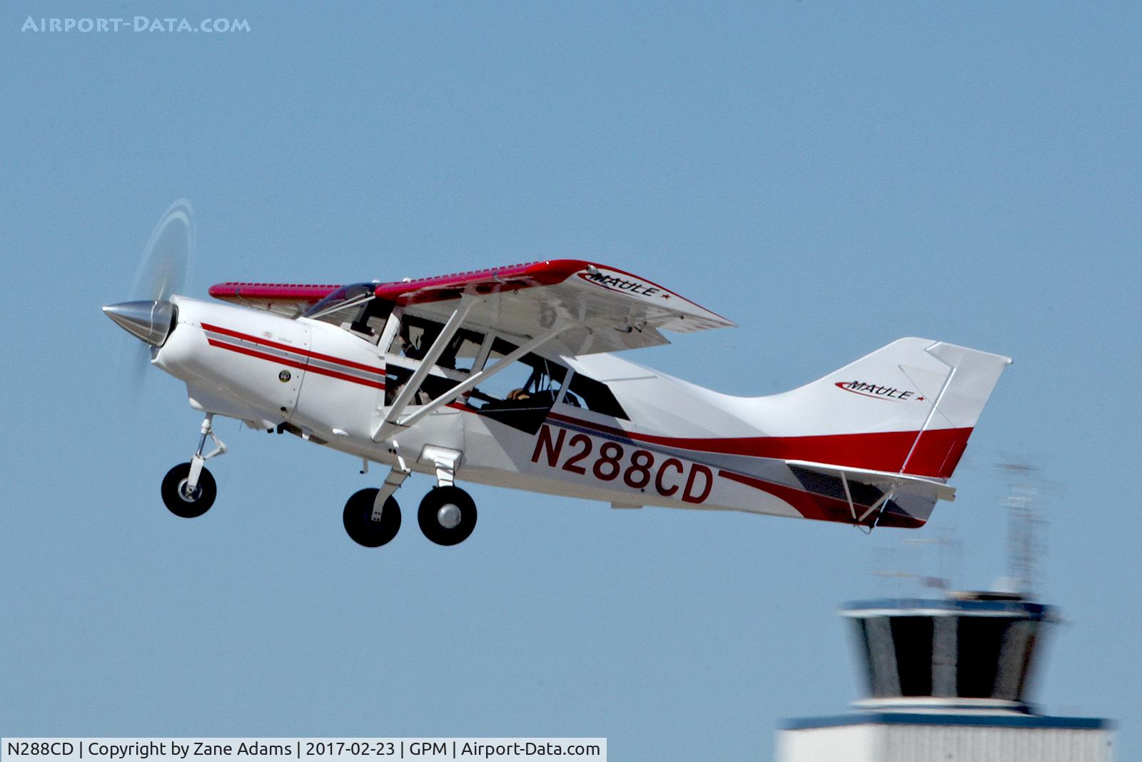 N288CD, 2006 Maule MT-7-235 Super Rocket C/N 18088C, Departing Grand Prairie Municipal
