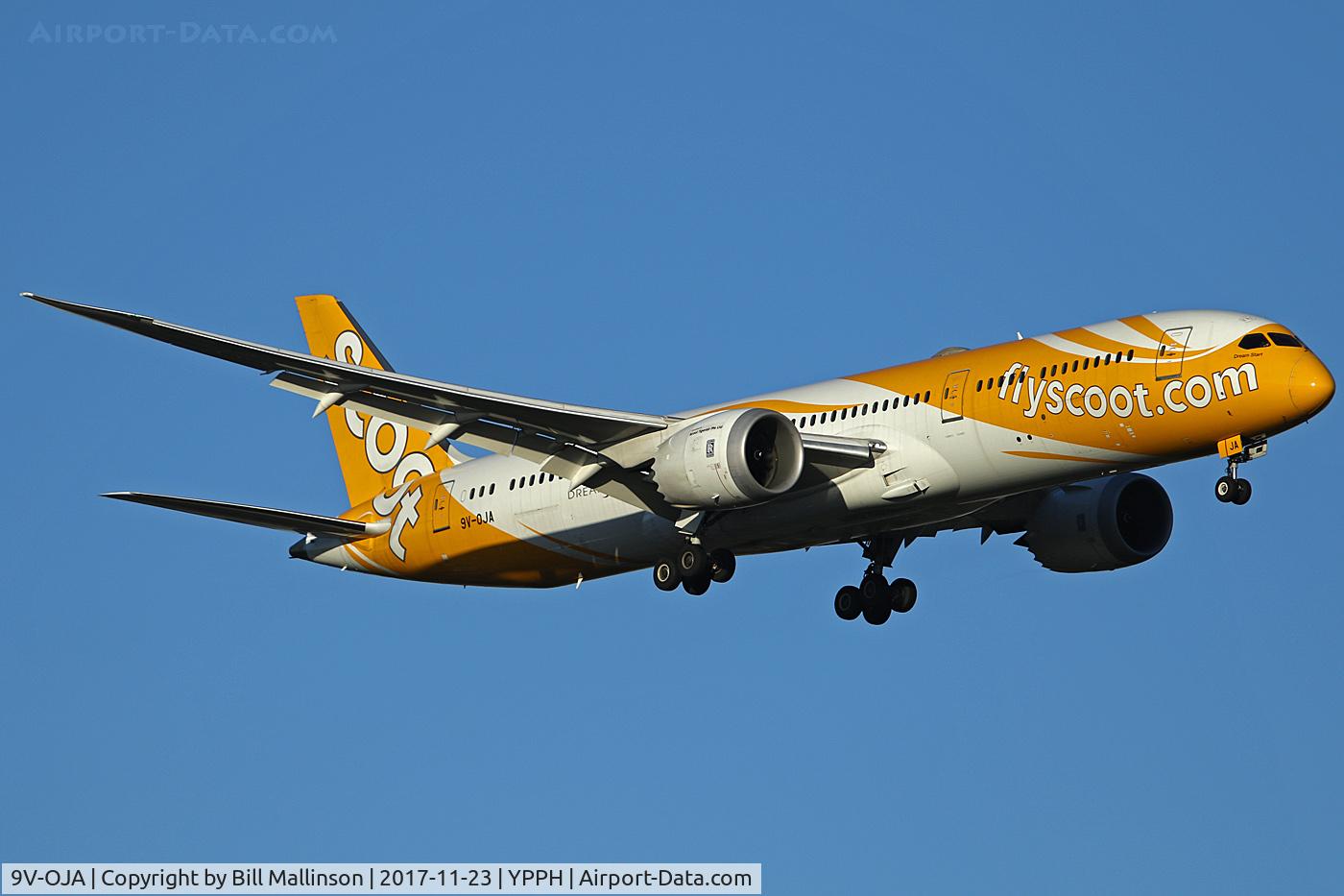 9V-OJA, 2014 Boeing 787-9 Dreamliner C/N 37112, FINALS TO 21