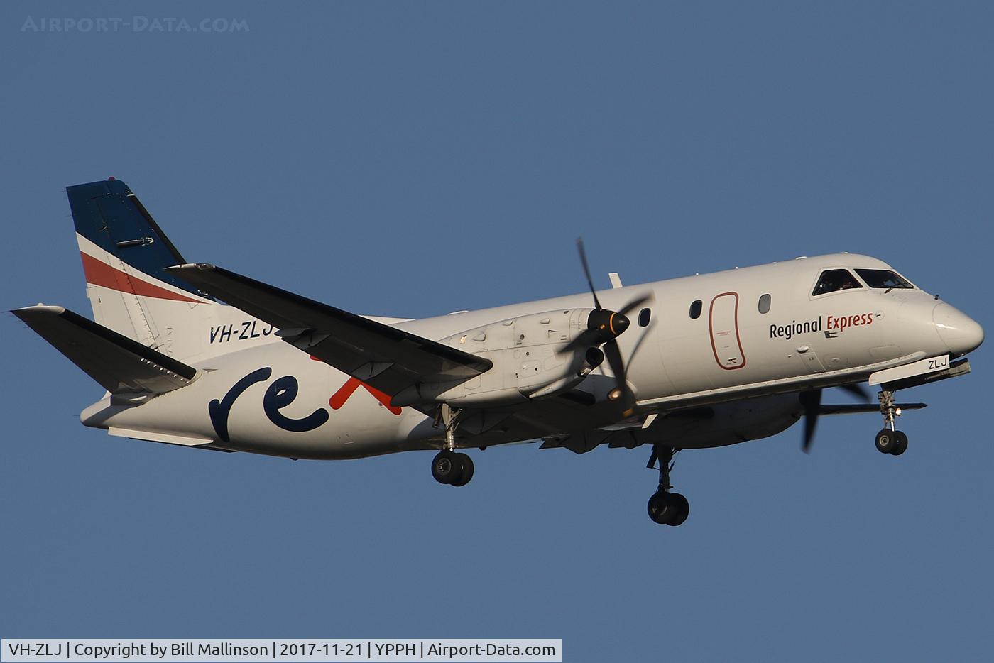 VH-ZLJ, 1995 Saab 340B+ C/N 340B-380, FINALS TO 21