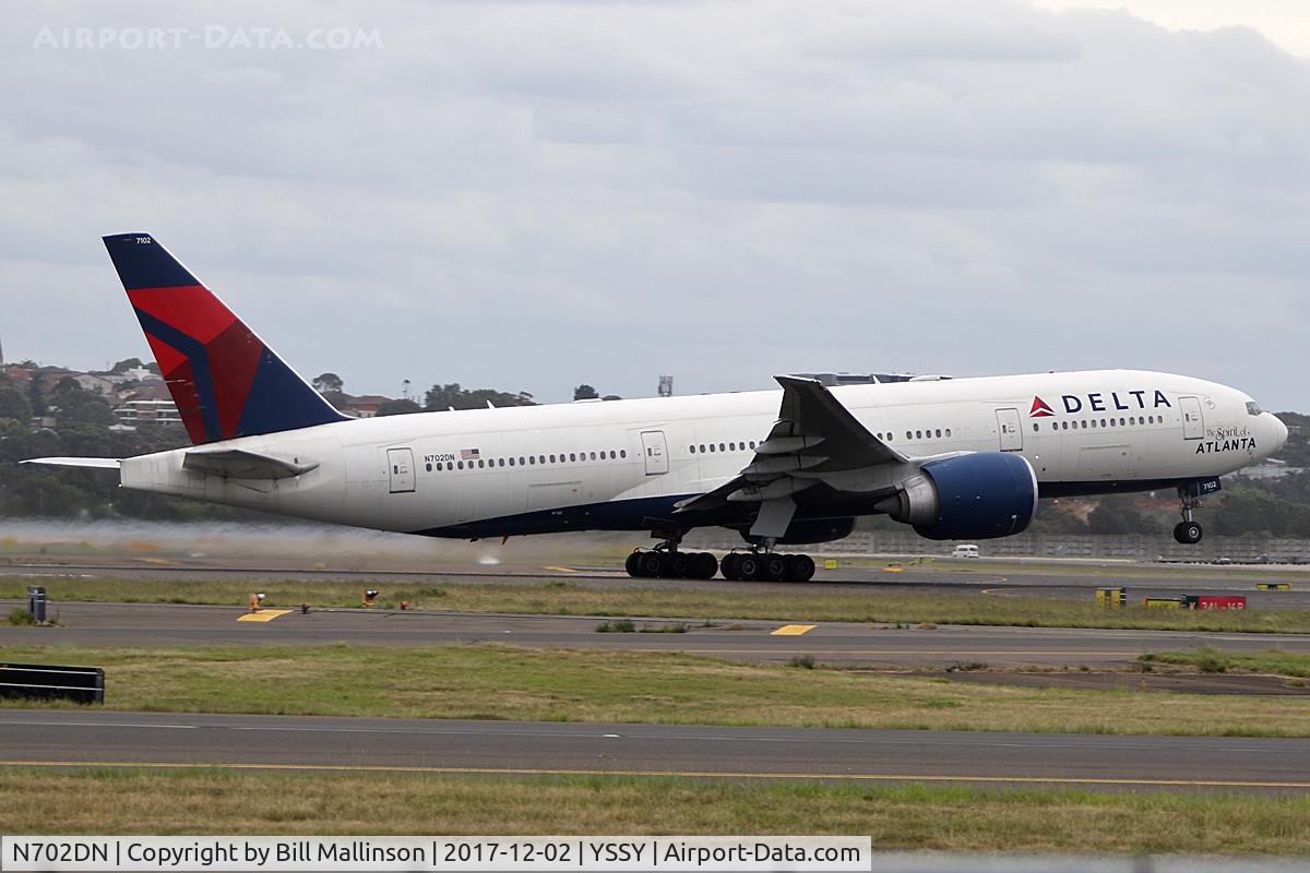 N702DN, 2008 Boeing 777-232/LR C/N 29741, AWAY HOME