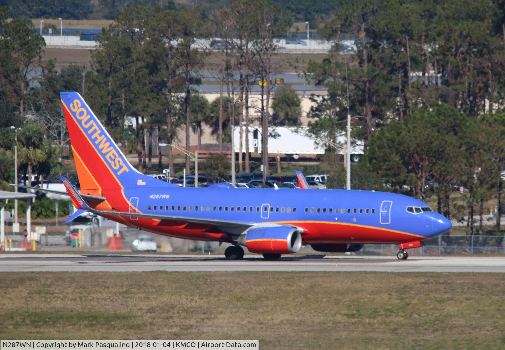 N287WN, 2007 Boeing 737-7H4 C/N 32537, Boeing 737-700