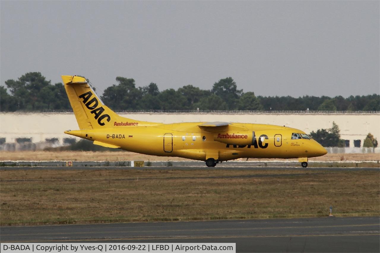 D-BADA, 1998 Fairchild Dornier 328-310 328JET C/N 3224, Fairchild Dornier 328JET, Taxiing, Bordeaux Mérignac airport (LFBD-BOD)