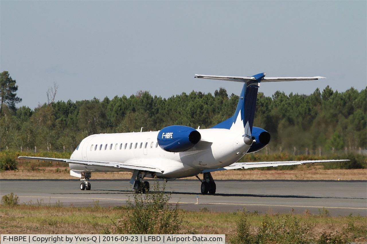F-HBPE, 1998 Embraer ERJ-145LR (EMB-145LR) C/N 145106, Embraer EMB-145LR, Lining up rwy 05, Bordeaux Mérignac airport (LFBD-BOD)