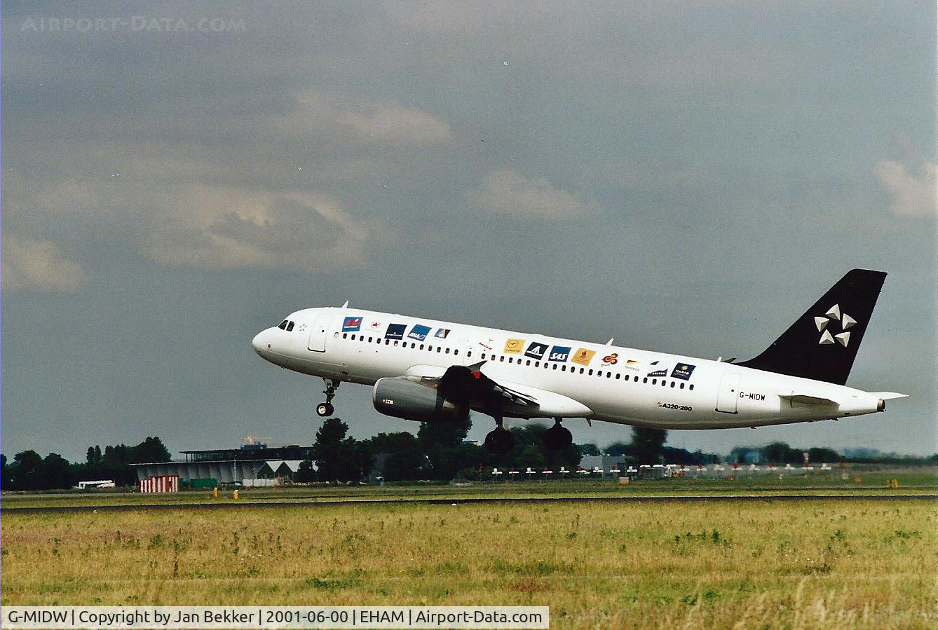 G-MIDW, 2000 Airbus A320-232 C/N 1183, Schiphol Amsterdam