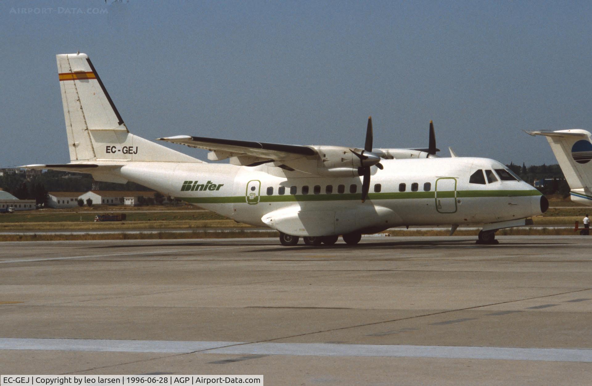 EC-GEJ, 1991 Casa 235-200QC C/N C041, Malaga 28.6.1996