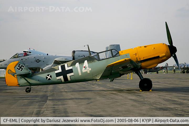 CF-EML, 1939 Messerschmitt Bf-109E-4 C/N 3579, Messerschmitt Bf-109E-4  C/N 3579, CF-EML